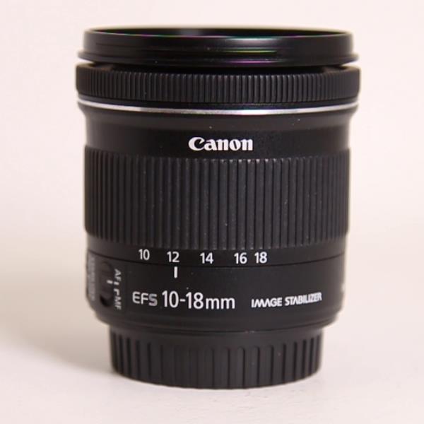 Used Canon EF-S 10-18mm f/4.5-5.6 IS STM Ultra Wide Angle Zoom Lens