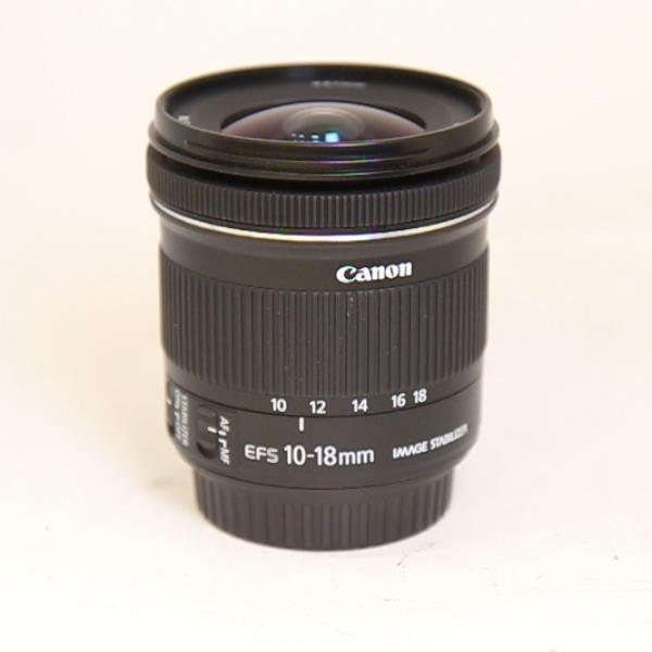Used Canon EF-S 10-18mm f/4.5-5.6 IS STM Ultra Wide Angle Zoom Lens