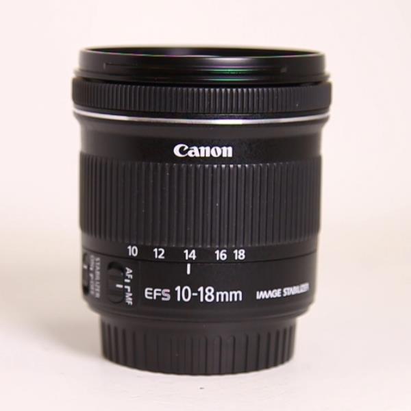 Used Canon EF-S 10-18mm f/4.5-5.6 IS STM Ultra Wide Angle Zoom Lens