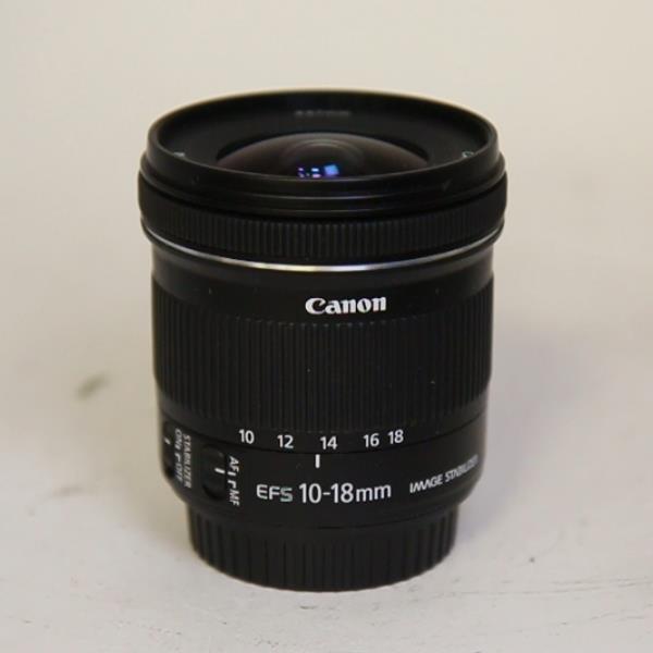 Used Canon EF-S 10-18mm f/4.5-5.6 IS STM Ultra Wide Angle Zoom Lens
