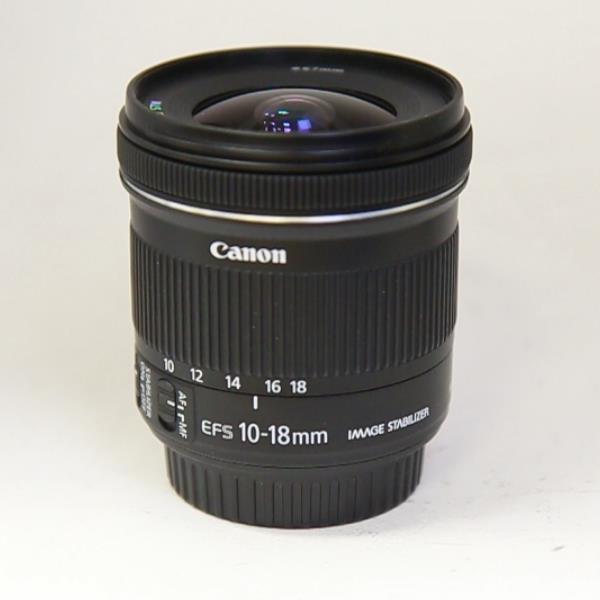 Used Canon EF-S 10-18mm f/4.5-5.6 IS STM Ultra Wide Angle Zoom Lens