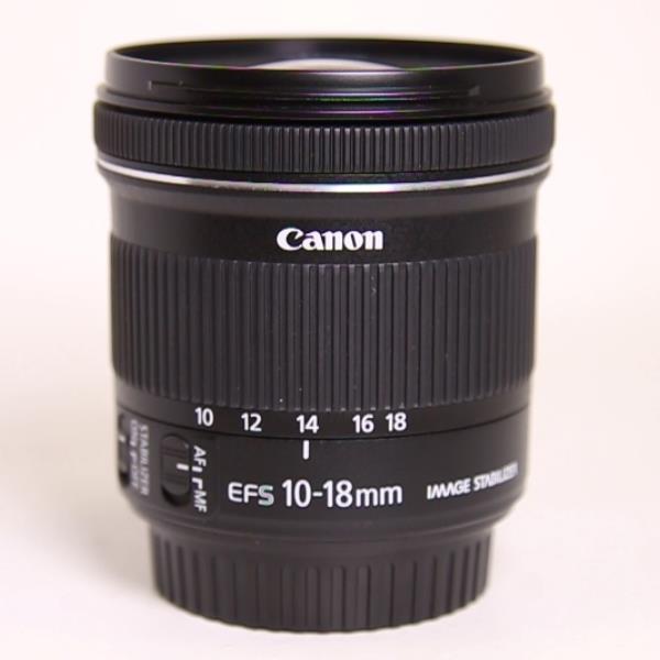Used Canon EF-S 10-18mm f/4.5-5.6 IS STM Ultra Wide Angle Zoom Lens