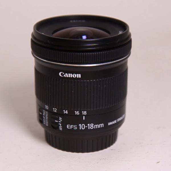 Used Canon EF-S 10-18mm f/4.5-5.6 IS STM Ultra Wide Angle Zoom Lens