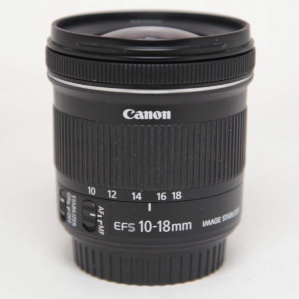 Used Canon EF-S 10-18mm f/4.5-5.6 IS STM Ultra Wide Angle Zoom Lens