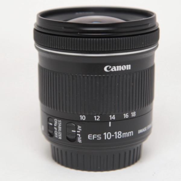 Used Canon EF-S 10-18mm f/4.5-5.6 IS STM Ultra Wide Angle Zoom Lens