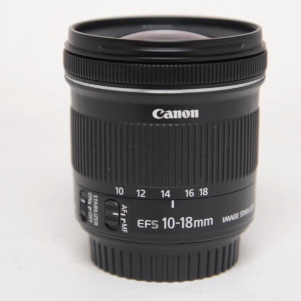 Used Canon EF-S 10-18mm f/4.5-5.6 IS STM Ultra Wide Angle Zoom Lens