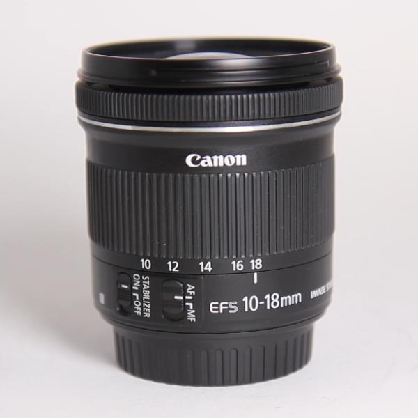 Used Canon EF-S 10-18mm f/4.5-5.6 IS STM Ultra Wide Angle Zoom Lens