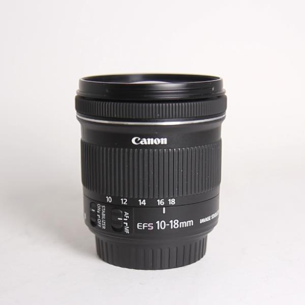 Used Canon EF-S 10-18mm f/4.5-5.6 IS STM Ultra Wide Angle Zoom Lens
