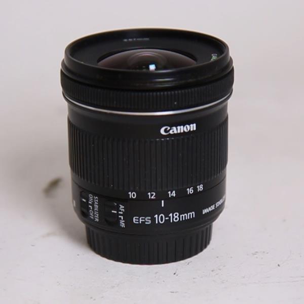 Used Canon EF-S 10-18mm f/4.5-5.6 IS STM Ultra Wide Angle Zoom Lens