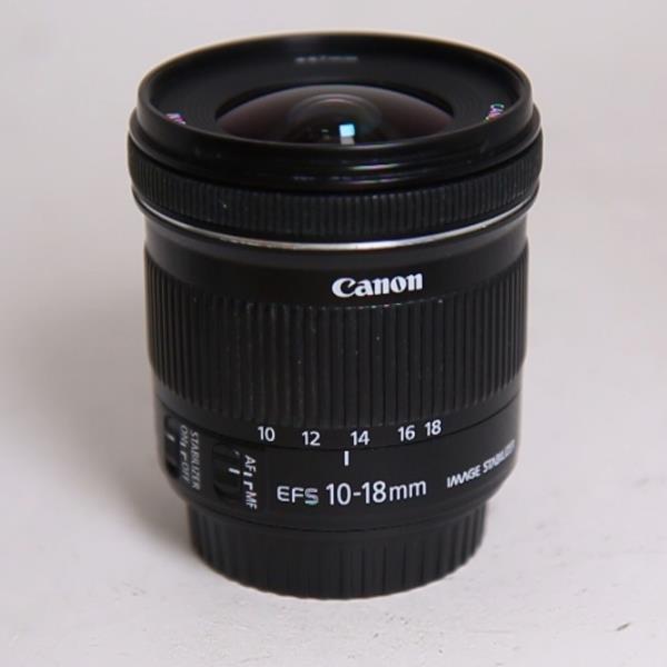 Used Canon EF-S 10-18mm f/4.5-5.6 IS STM Ultra Wide Angle Zoom Lens
