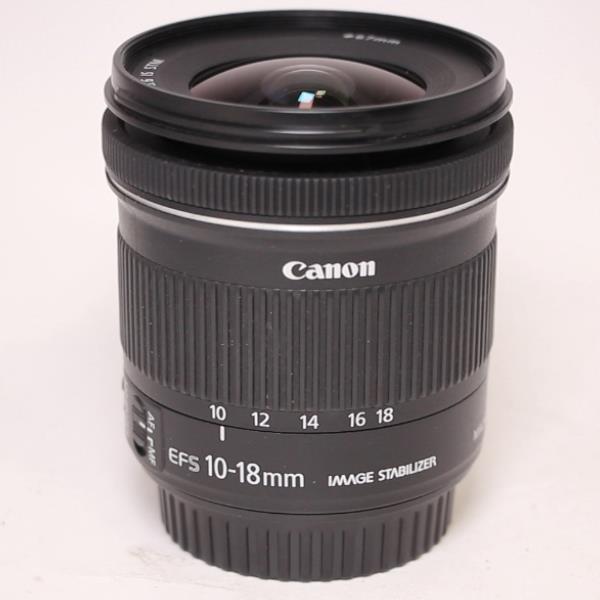 Used Canon EF-S 10-18mm f/4.5-5.6 IS STM Ultra Wide Angle Zoom Lens