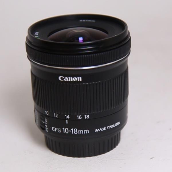 Used Canon EF-S 10-18mm f/4.5-5.6 IS STM Ultra Wide Angle Zoom Lens