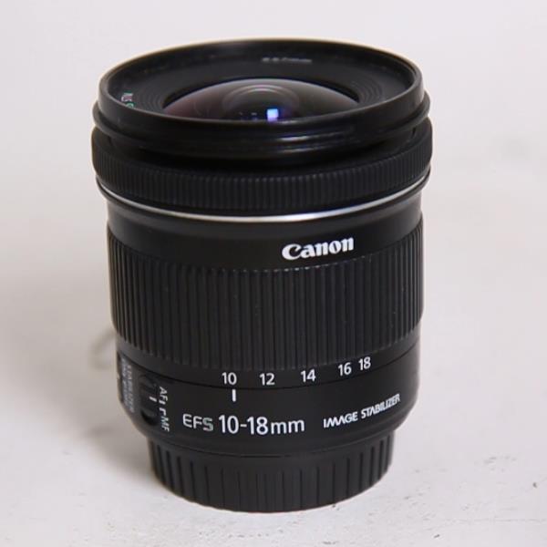 Used Canon EF-S 10-18mm f/4.5-5.6 IS STM Ultra Wide Angle Zoom Lens