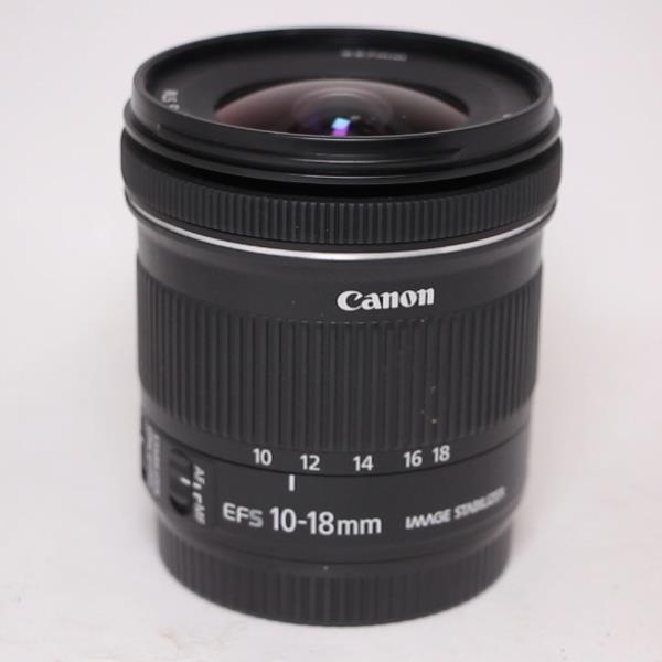 Used Canon EF-S 10-18mm f/4.5-5.6 IS STM Ultra Wide Angle Zoom Lens