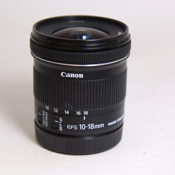 Used Canon EF-S 10-18mm f/4.5-5.6 IS STM Ultra Wide Angle Zoom Lens