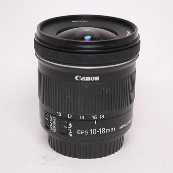 Used Canon EF-S 10-18mm f/4.5-5.6 IS STM Ultra Wide Angle Zoom Lens