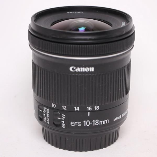 Used Canon EF-S 10-18mm f/4.5-5.6 IS STM Ultra Wide Angle Zoom Lens