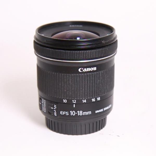Used Canon EF-S 10-18mm f/4.5-5.6 IS STM Ultra Wide Angle Zoom Lens