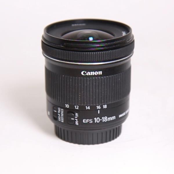 Used Canon EF-S 10-18mm f/4.5-5.6 IS STM Ultra Wide Angle Zoom Lens