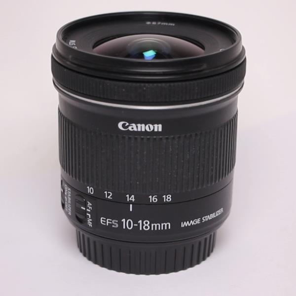 Used Canon EF-S 10-18mm f/4.5-5.6 IS STM Ultra Wide Angle Zoom Lens