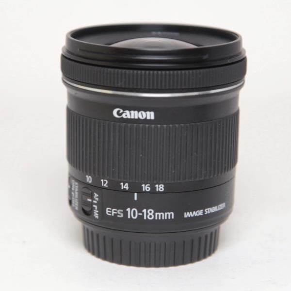 Used Canon EF-S 10-18mm f/4.5-5.6 IS STM Ultra Wide Angle Zoom Lens