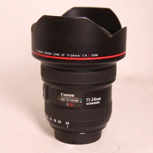 Used Canon EF 11-24mm f/4L USM Ultra Wide Angle Zoom Lens