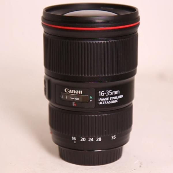 Used Canon EF 16-35mm f/4.0L IS USM Ultra Wide Angle Zoom Lens