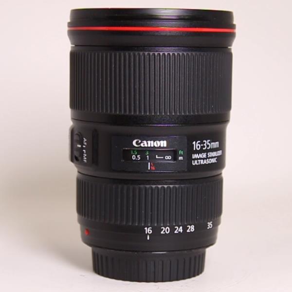 Used Canon EF 16-35mm f/4.0L IS USM Ultra Wide Angle Zoom Lens