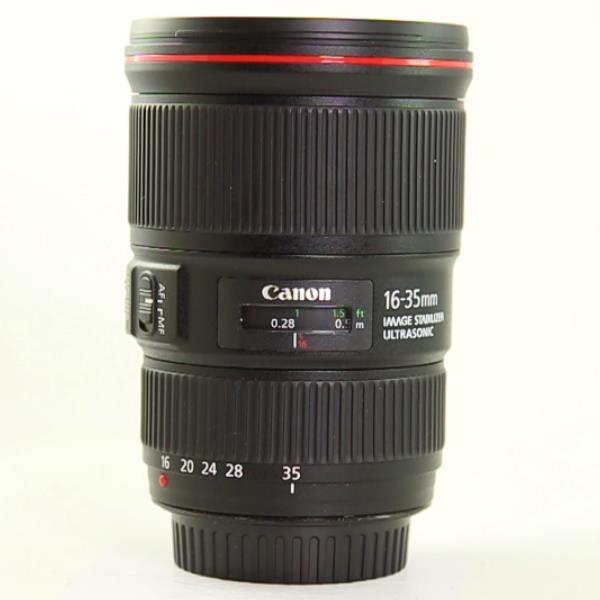 Used Canon EF 16-35mm f/4.0L IS USM Ultra Wide Angle Zoom Lens