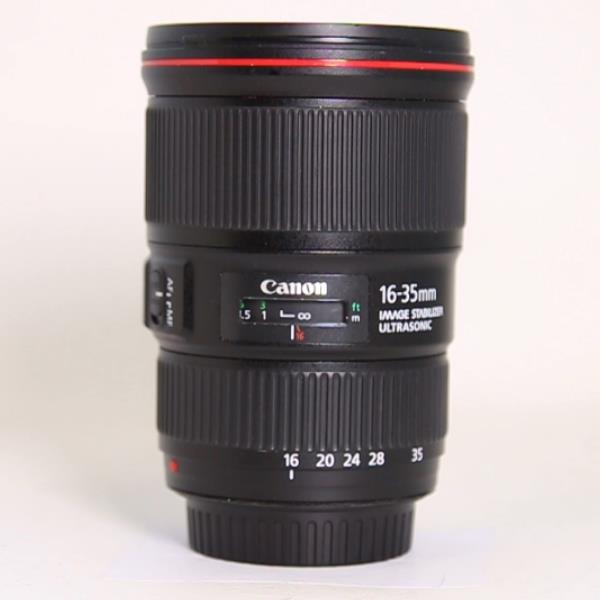 Used Canon EF 16-35mm f/4.0L IS USM Ultra Wide Angle Zoom Lens