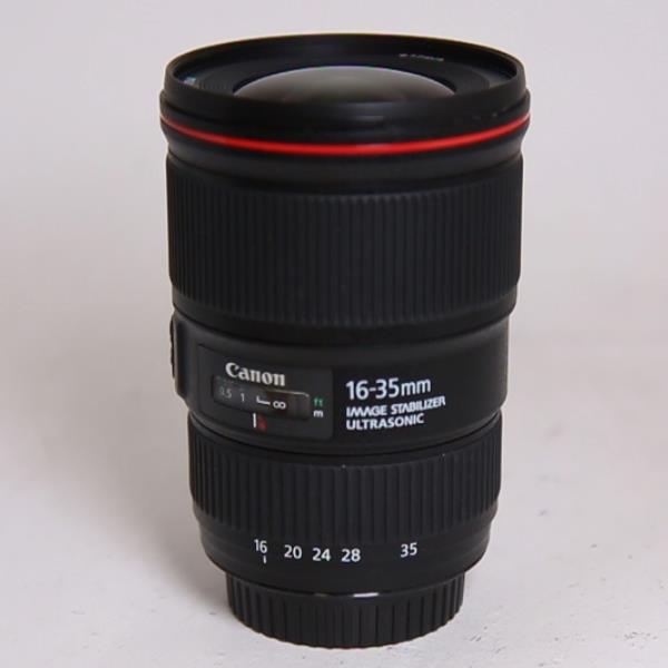 Used Canon EF 16-35mm f/4.0L IS USM Ultra Wide Angle Zoom Lens