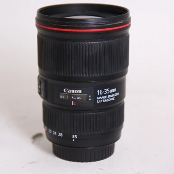 Used Canon EF 16-35mm f/4.0L IS USM Ultra Wide Angle Zoom Lens