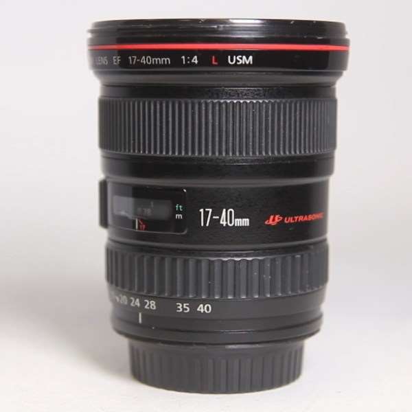 Used Canon EF 17-40mm f/4L USM Ultra Wide Angle Zoom Lens