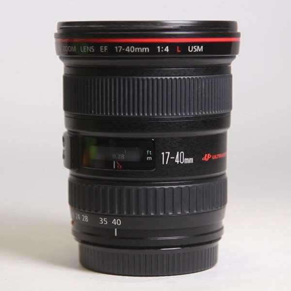 Used Canon EF 17-40mm f/4L USM Ultra Wide Angle Zoom Lens