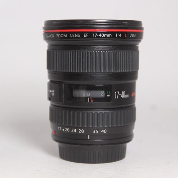 Used Canon EF 17-40mm f/4L USM Ultra Wide Angle Zoom Lens