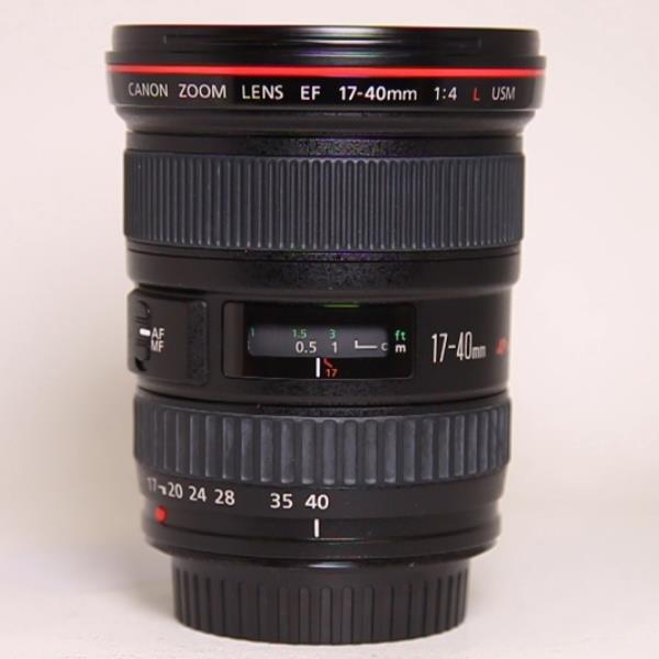 Used Canon EF 17-40mm f/4L USM Ultra Wide Angle Zoom Lens