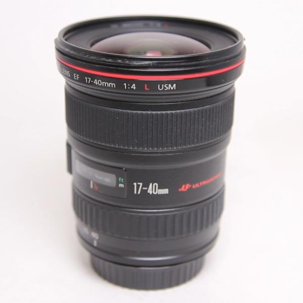 Used Canon EF 17-40mm f/4L USM Ultra Wide Angle Zoom Lens