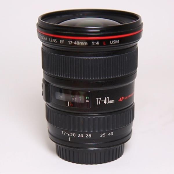 Used Canon EF 17-40mm f/4L USM Ultra Wide Angle Zoom Lens