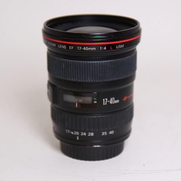 Used Canon EF 17-40mm f/4L USM Ultra Wide Angle Zoom Lens