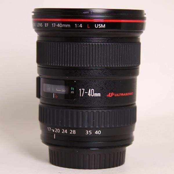 Used Canon EF 17-40mm f/4L USM Ultra Wide Angle Zoom Lens