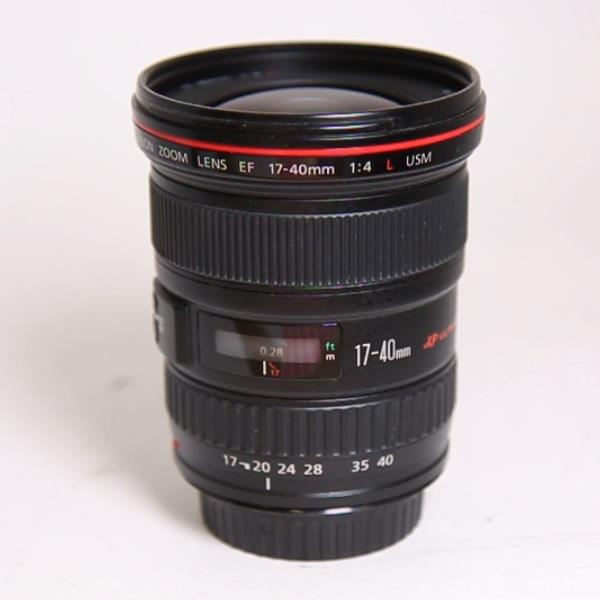 Used Canon EF 17-40mm f/4L USM Ultra Wide Angle Zoom Lens