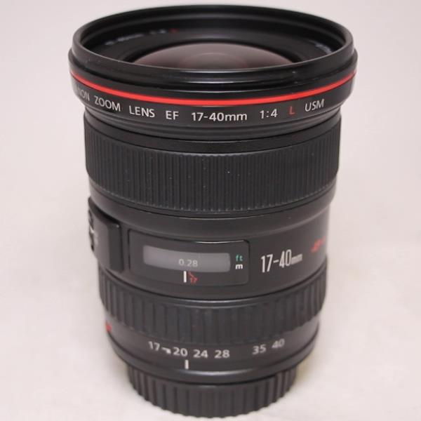 Used Canon EF 17-40mm f/4L USM Ultra Wide Angle Zoom Lens