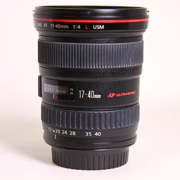 Used Canon EF 17-40mm f/4L USM Ultra Wide Angle Zoom Lens