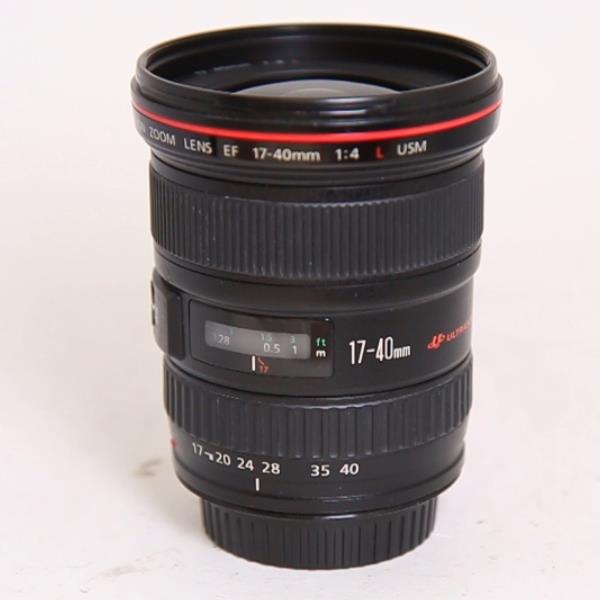 Used Canon EF 17-40mm f/4L USM Ultra Wide Angle Zoom Lens