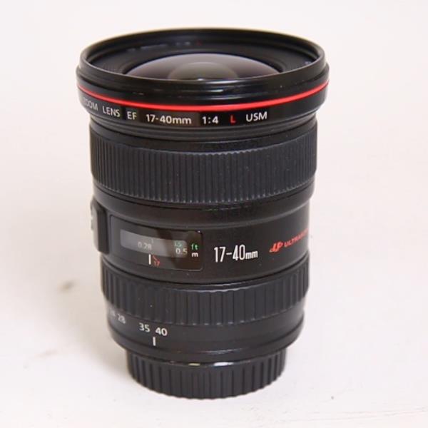 Used Canon EF 17-40mm f/4L USM Ultra Wide Angle Zoom Lens