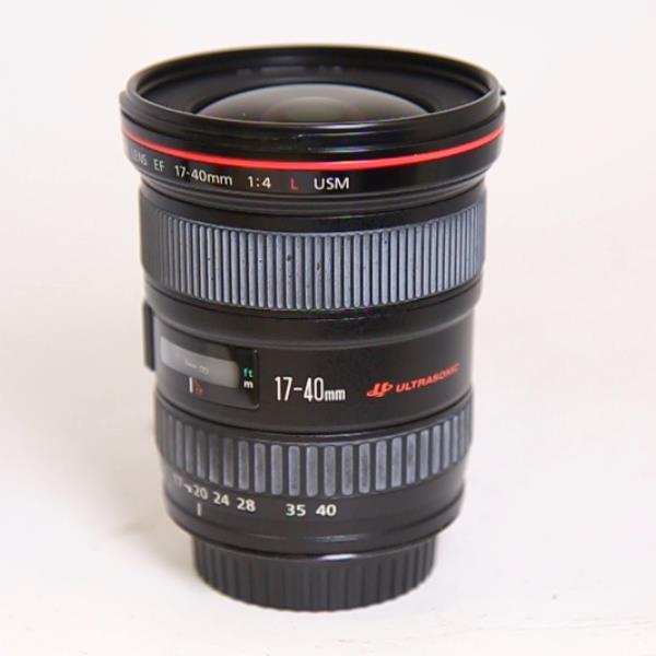 Used Canon EF 17-40mm f/4L USM Ultra Wide Angle Zoom Lens