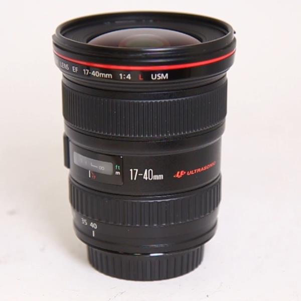 Used Canon EF 17-40mm f/4L USM Ultra Wide Angle Zoom Lens