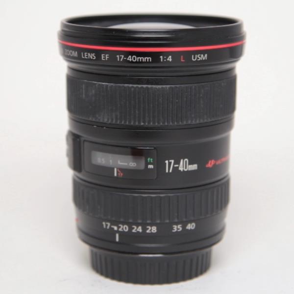 Used Canon EF 17-40mm f/4L USM Ultra Wide Angle Zoom Lens