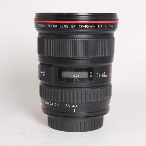Used Canon EF 17-40mm f/4L USM Ultra Wide Angle Zoom Lens