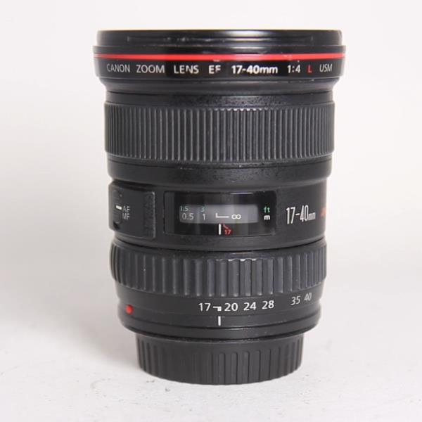 Used Canon EF 17-40mm f/4L USM Ultra Wide Angle Zoom Lens